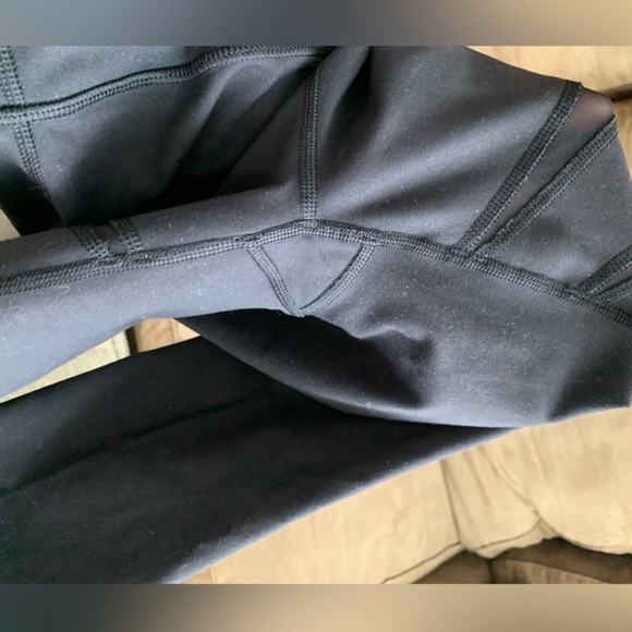 Ultra Rare Lululemon High Times Tech Mesh Leggings Pants Sz 6 EUC - Picture 8 of 8